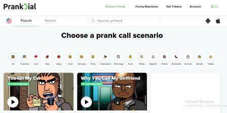 prankdial free prank calls=