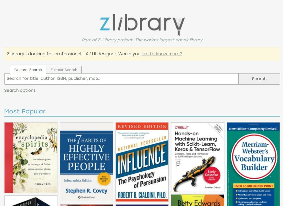 zibrary for online ebooks